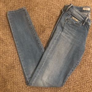 PEPE London - Low Rise Light Wash Skinny Jeans